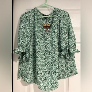 Green blouse